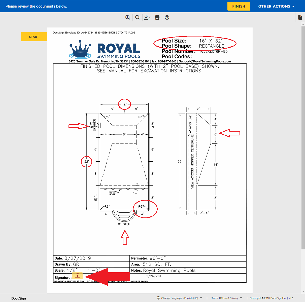 How Do I Confirm My Dig Spec / Drawing Through DocuSign?
